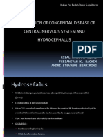 5.introduction To Congenital Diseases of Central Nervous System and Pathophysiology and Diagnosis of Hydrocephalus