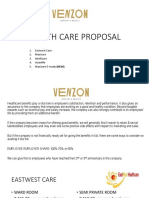 Health Care Proposal: 1. Eastwest Care 2. Maxicare 3. Intellicare 4. Asianlife 5. Maxicare E-Ready (NEW)