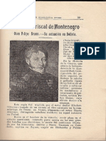 ICHASO, José D.: “El Gran Mariscal de Montenegro”. En: Boletín de la Sociedad Geográfica Sucre, N° 307 a 309, febrero de 1931, pp. 39-45, Tomo XXIX.