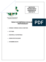 Ensayo de Empresas Socialmente Responsables