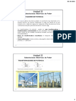 Unidad II-3 - Subestaciones Eléctricas de Poder y Distribución (Trafo Poder) PDF