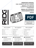 Operator'S Manual: Dual Chemistry Battery Charger