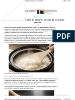 Estudo Descobre Jeito de Cortar As Calorias Do Arroz Pela Metade