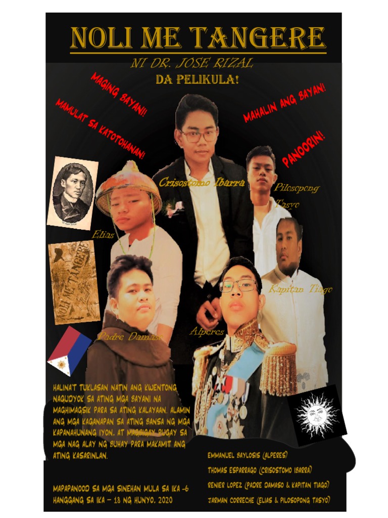 Noli Me Tangere Poster PDF | PDF