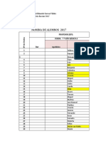 Panorama General Cursos 2017