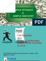 Chapter 1 Simple Interest and Simple Discount