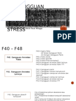 F4. Gangguan Neurotik, Gangguan Somatoform, Dan Gangguan Yang Berkaitan Dengan Stress