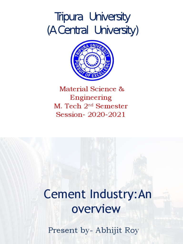 Overview of India's Cement Industry | PDF | Cement | Building Materials