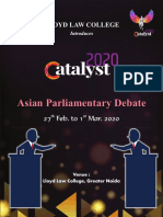 Asian Parliamentary Debate: Lloyd Law College