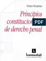 Bacigalupo - Principios Constitucionales Del Derecho Penal PDF