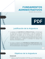 Fundamentos Administrativos