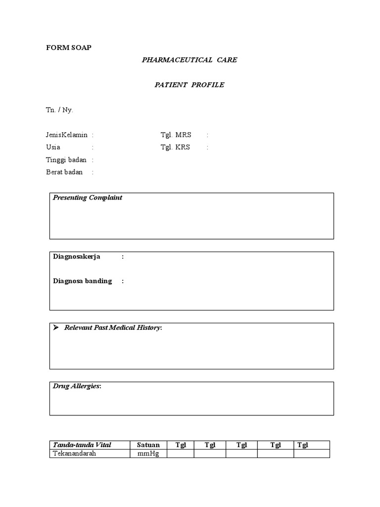 Pharmaceutical Care: Form Soap | PDF