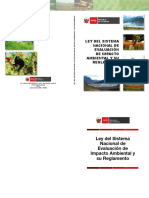 1.1 y 1.2 Ley Del Sistema Nacional de Evaluación de Impacto Ambiental y Su Reglamento PDF