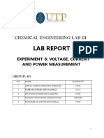 Lab Report: Chemical Engineering Lab Iii