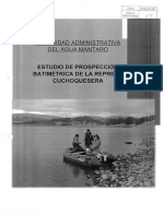 Estudio de Batimetria de Represa PDF