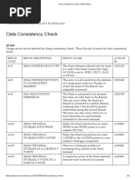 Data Consistency Check - PDMS Macro