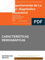 Diagnóstico Situacional: Dpto de La Paz