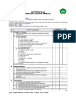 Checklist Perawatan Luka