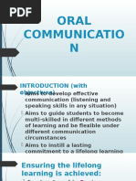 Oral Communication