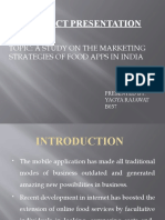 Abstract Presentation: Topic: A Study On The Marketing Strategies of Food Apps in India