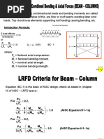 7-1 (Combined Bending and Axial Load)