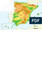 Mapa Físico España