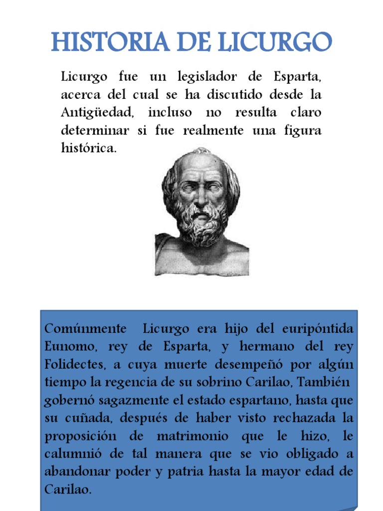Historia de Licurgo Terminado | PDF