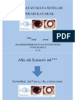 Lembar Balik Perawatan Mata Post Op Katarak