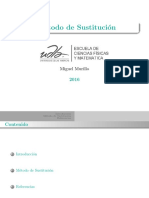 Método de Sustitución PDF