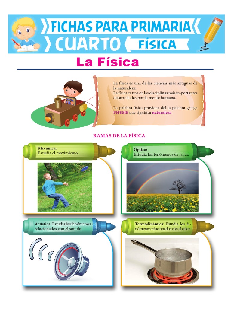 Introducción A La Física para Cuarto de Primaria | PDF | Física ...