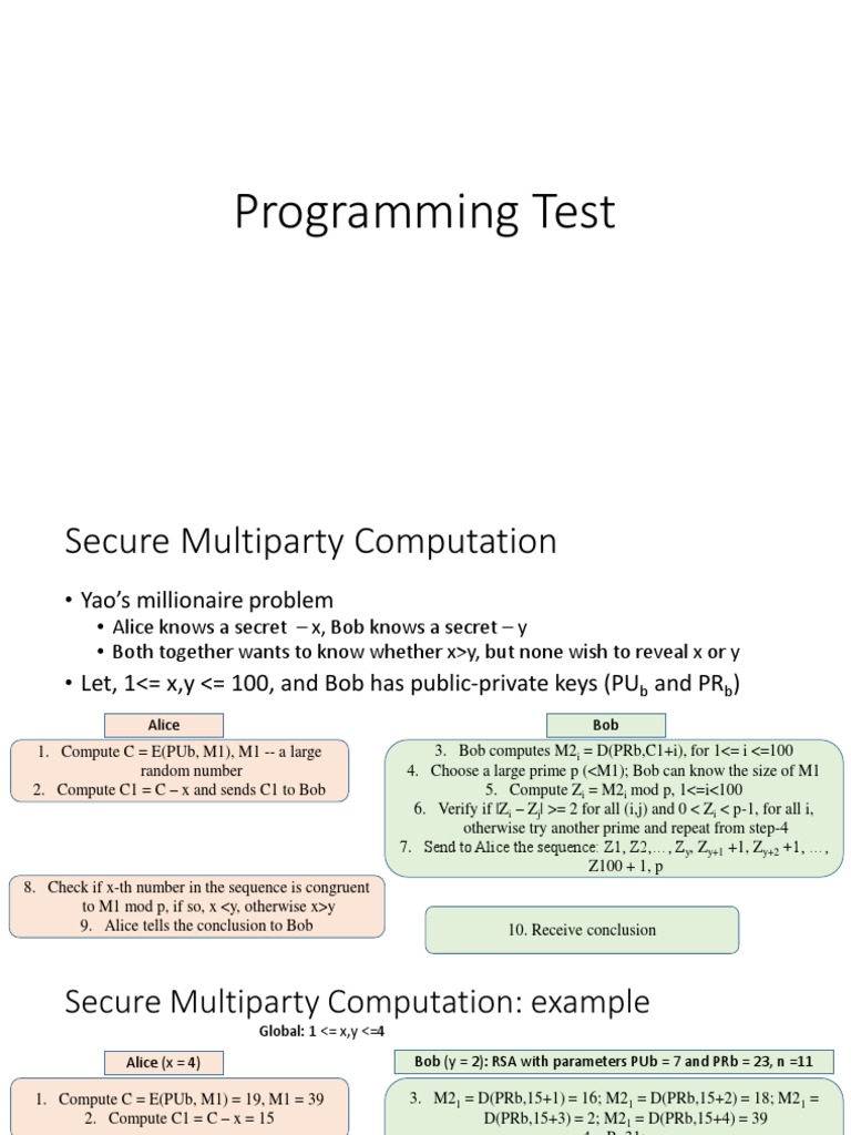 Programming Test | PDF