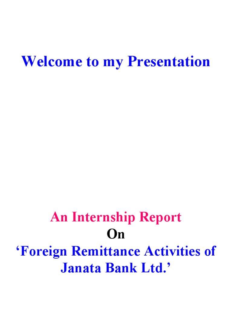 Janata Bank | PDF | Remittance | Banks