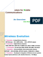 Lobal Ystem For Obile Communications: An Overview