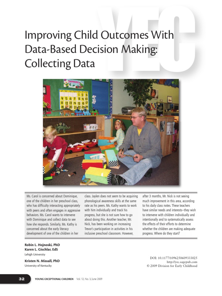 Improving Outcomes With Data Based Decision Making PDF | PDF ...