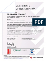 Pt. Global Coconut: This Is To Certify That