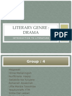 Literary Genre: Drama: Introduction To Literature