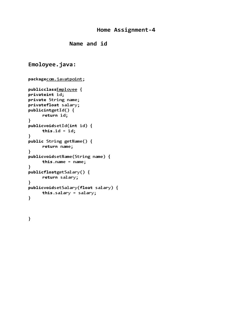 Employee Management System Code | PDF | Xml | Web Standards