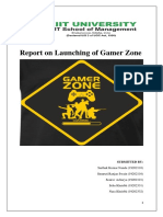 Report On Launching of Gamer Zone