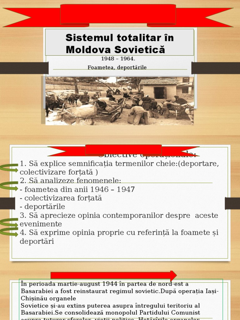Sistemul Totalitar in Moldova Sovietica | PDF