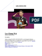 Lee Chong Wei My Sej Folio