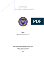 Laporan Kasus Salivary Gland Stone (Sialolithiasis) : Penulis