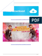 Vasuvum Saravananum Onna Padichavanga Full Movie Download HDL PDF