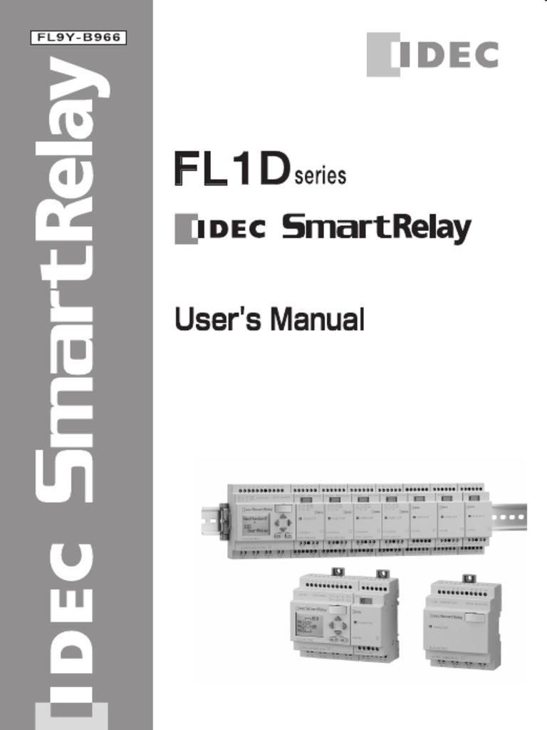 IDEC Smart Relay Manual PDF PDF Electronic Circuits Electrical Wiring