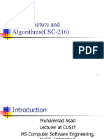 Data Structure and Algorithms (CSC-216)
