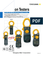 The 300, 310, 2343 and 2345 Series of Clamp-On Testers