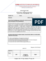 Industrial Training Zero Review Form