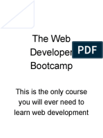 01 The Web Developer Bootcamp PDF