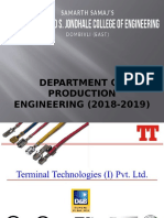 Department of Production ENGINEERING (2018-2019)