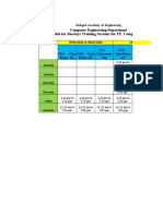 Computer Engineering Department Time Table For Barclays Training Sessions For TE Computer Students