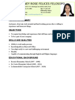Immersion Resume
